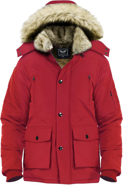 Gabriel Men's Winter Jacket with Detachable Hood