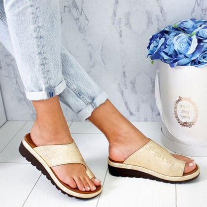 Women's Orthopedic Sandals Gaelle - Comfortable Hallux Correcting Sandals with Wide Cut