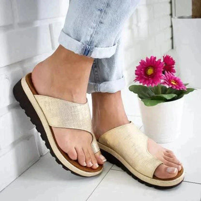 Women's Orthopedic Sandals Gaelle - Comfortable Hallux Correcting Sandals with Wide Cut