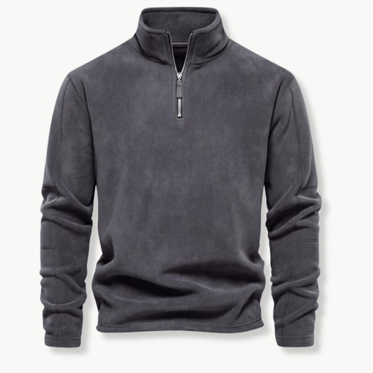 Warm Men's Long Sleeve Crew Neck Pullover Sweater - BritishElegance