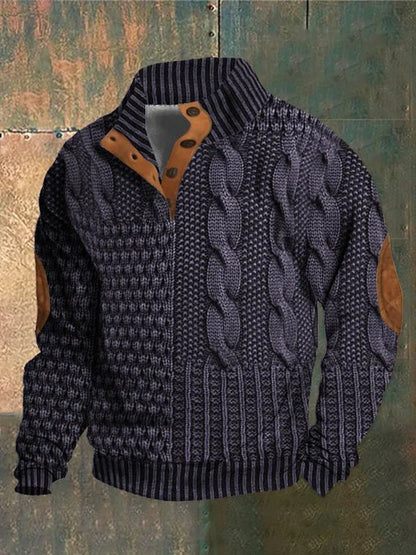 Heiko | Printed warm sweater
