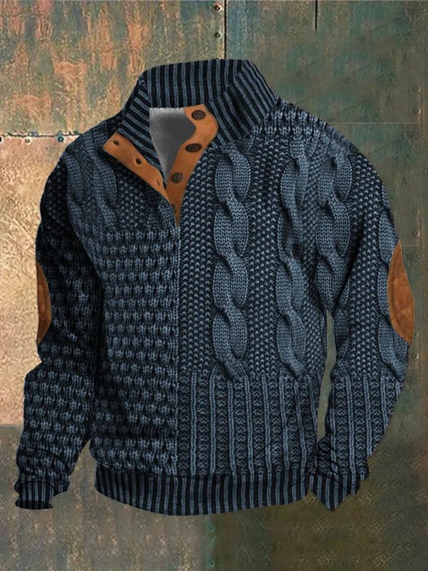 Heiko | Printed warm sweater