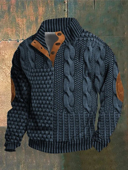 Heiko | Printed warm sweater
