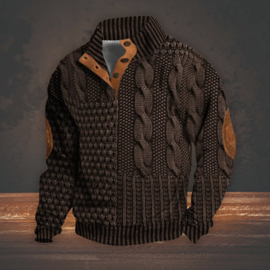 Heiko | Printed warm sweater