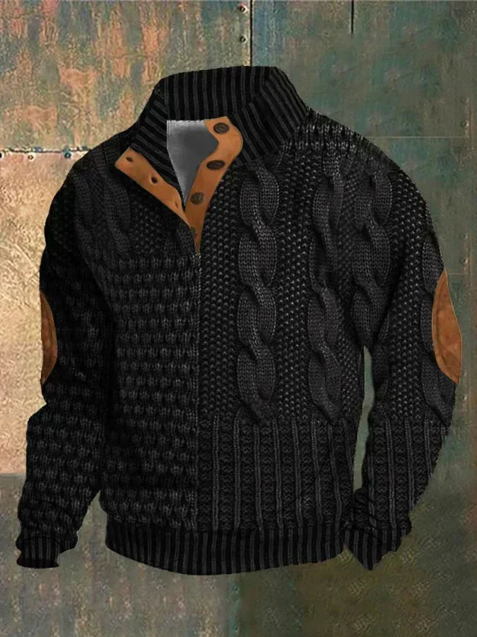 Heiko | Printed warm sweater