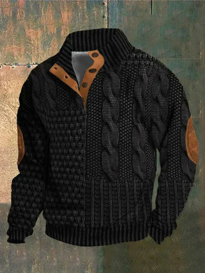 Heiko | Printed warm sweater