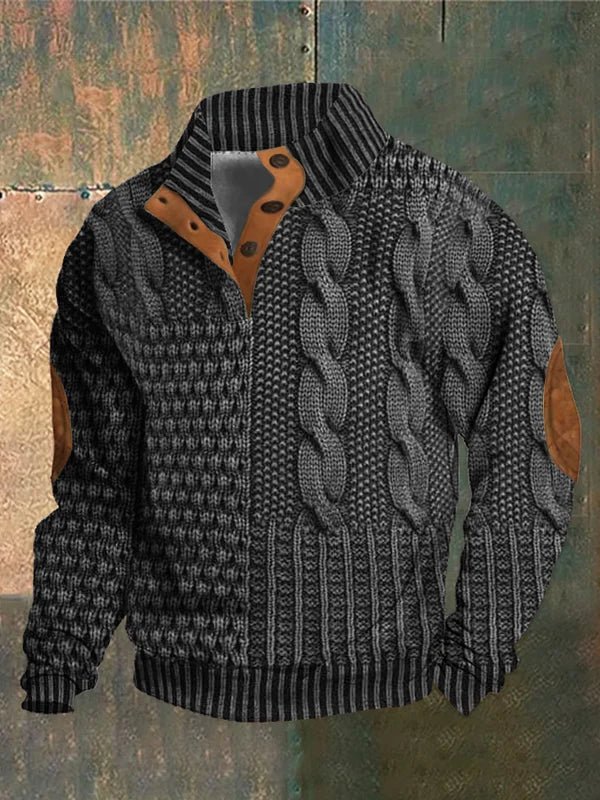 Heiko | Printed warm sweater