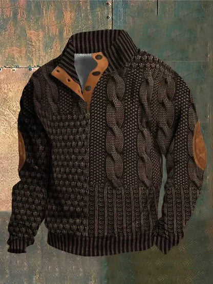 Heiko | Printed warm sweater