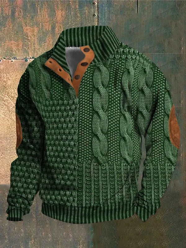 Heiko | Printed warm sweater