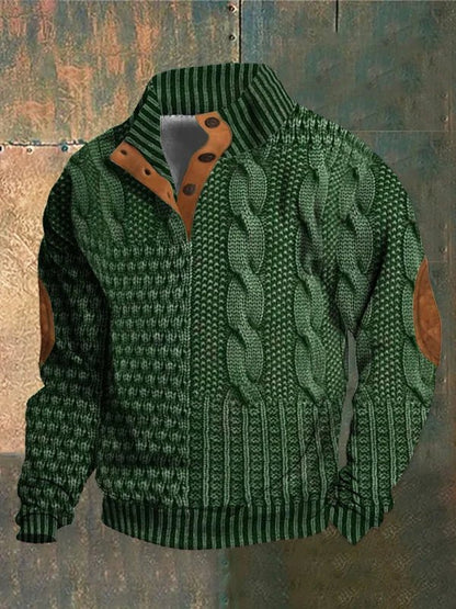 Heiko | Printed warm sweater