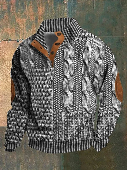 Heiko | Printed warm sweater