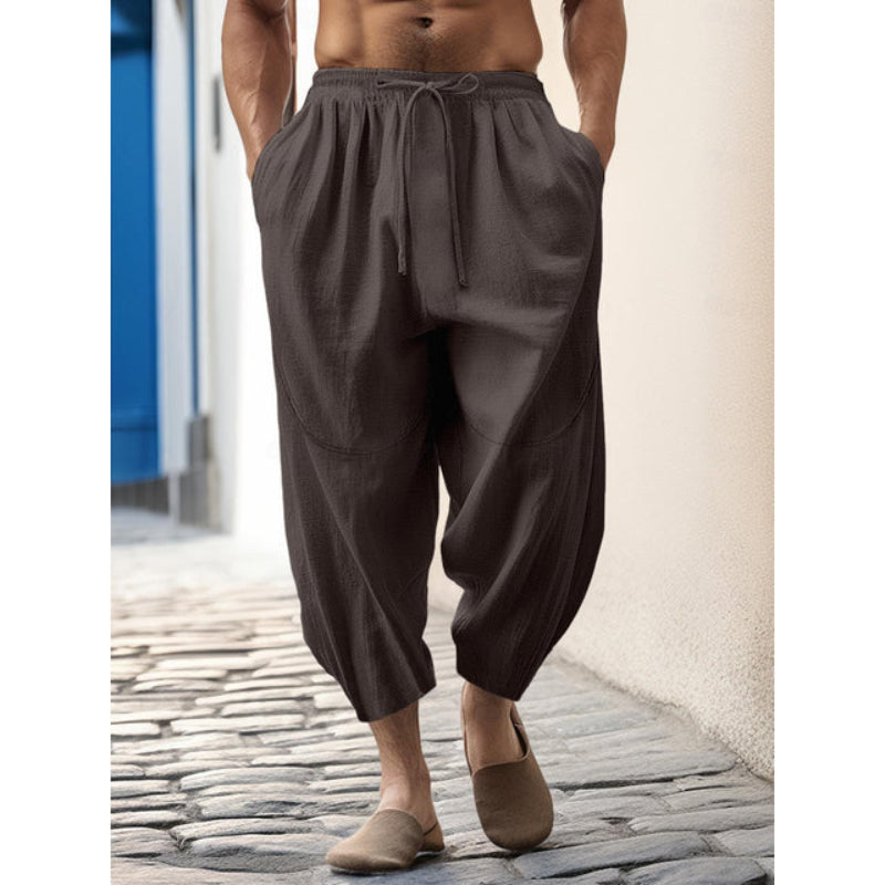 Breathable Casual Mens Summer Pants - BritishElegance