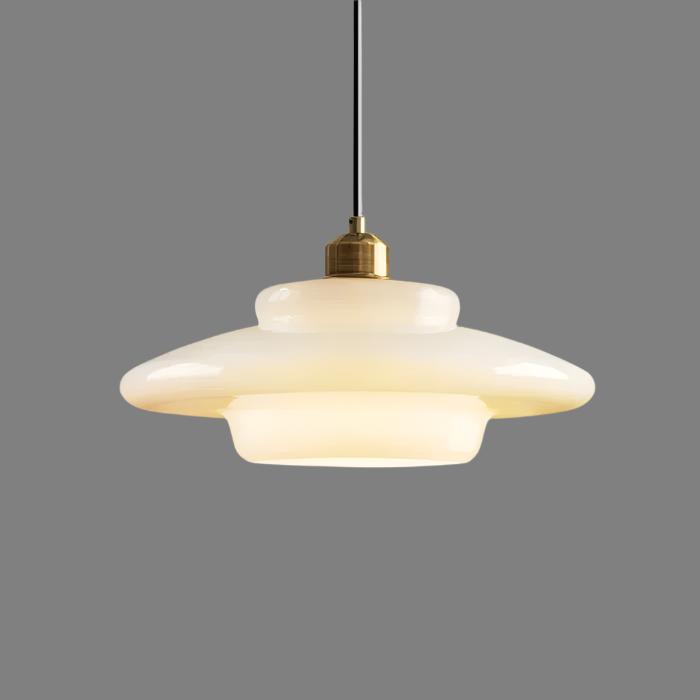 Vintage Style Glass Pendant Lamp For Classic Homes