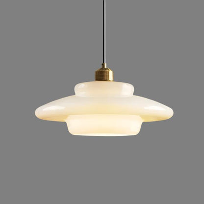 Vintage Style Glass Pendant Lamp For Classic Homes