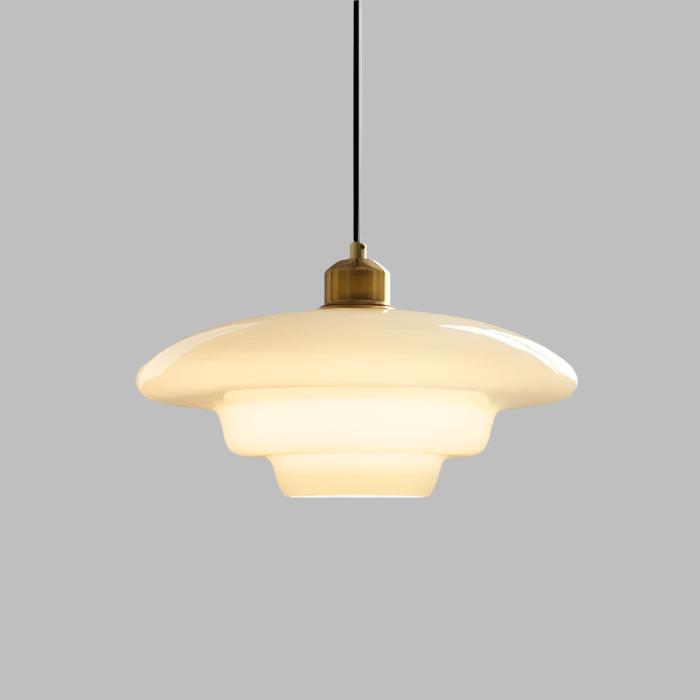 Vintage Style Glass Pendant Lamp For Classic Homes