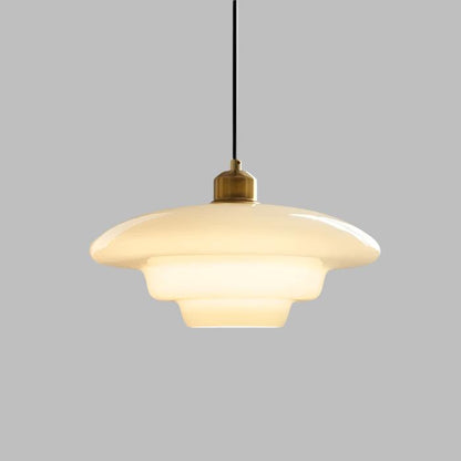 Vintage Style Glass Pendant Lamp For Classic Homes