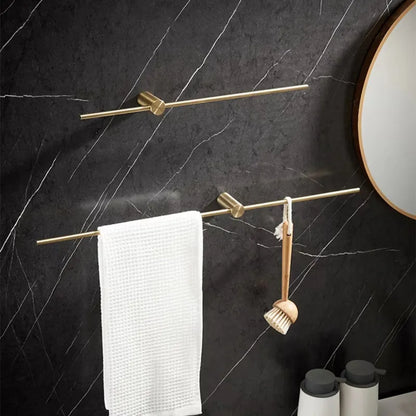 Stylish Bathroom Towel Bar, Chrome Finish - BritishElegance