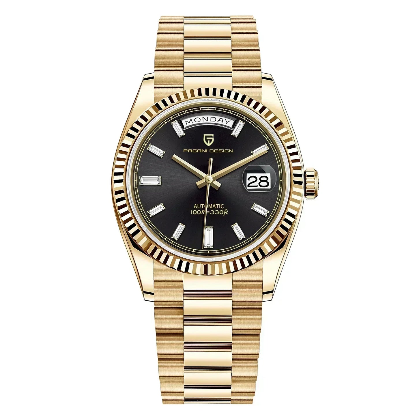 Premium Automatic Stainless Steel Men's Watch With Date