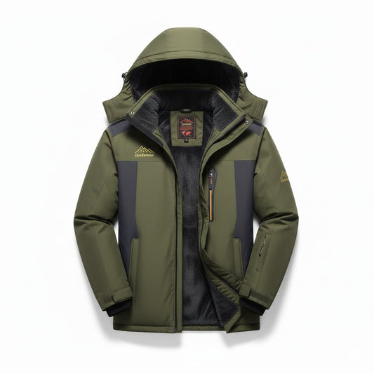 Waterproof Men's Fleece Jacket for Outdoor Activities - BritishElegance