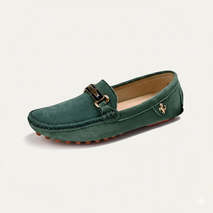 The Alderley Driver – Suede Smart Shoe Loafers