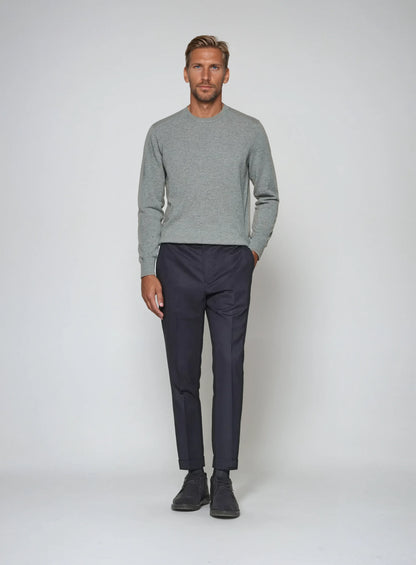 Augustus - Gray Knitted Jumper for Men