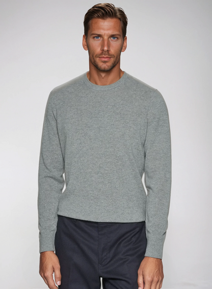 Augustus - Gray Knitted Jumper for Men