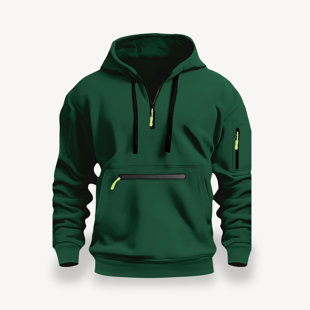 Men’s Cotton Blend Zip Hoodie