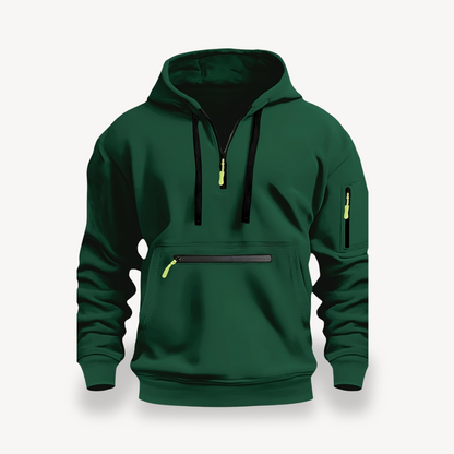Men’s Cotton Blend Zip Hoodie