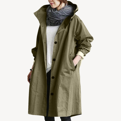 Long Hooded Coat Women Winter Jacket