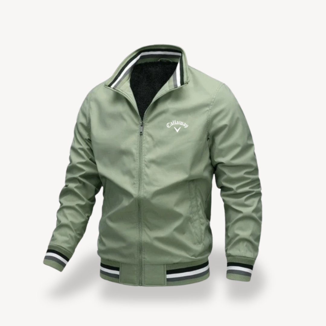 Men’s Lightweight Ribbed Golf Windbreaker