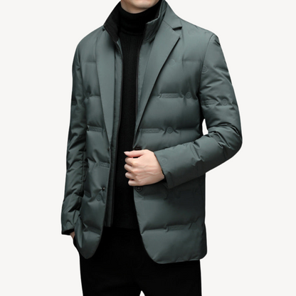 Winter Coat Puffer Blazer Jacket for Men