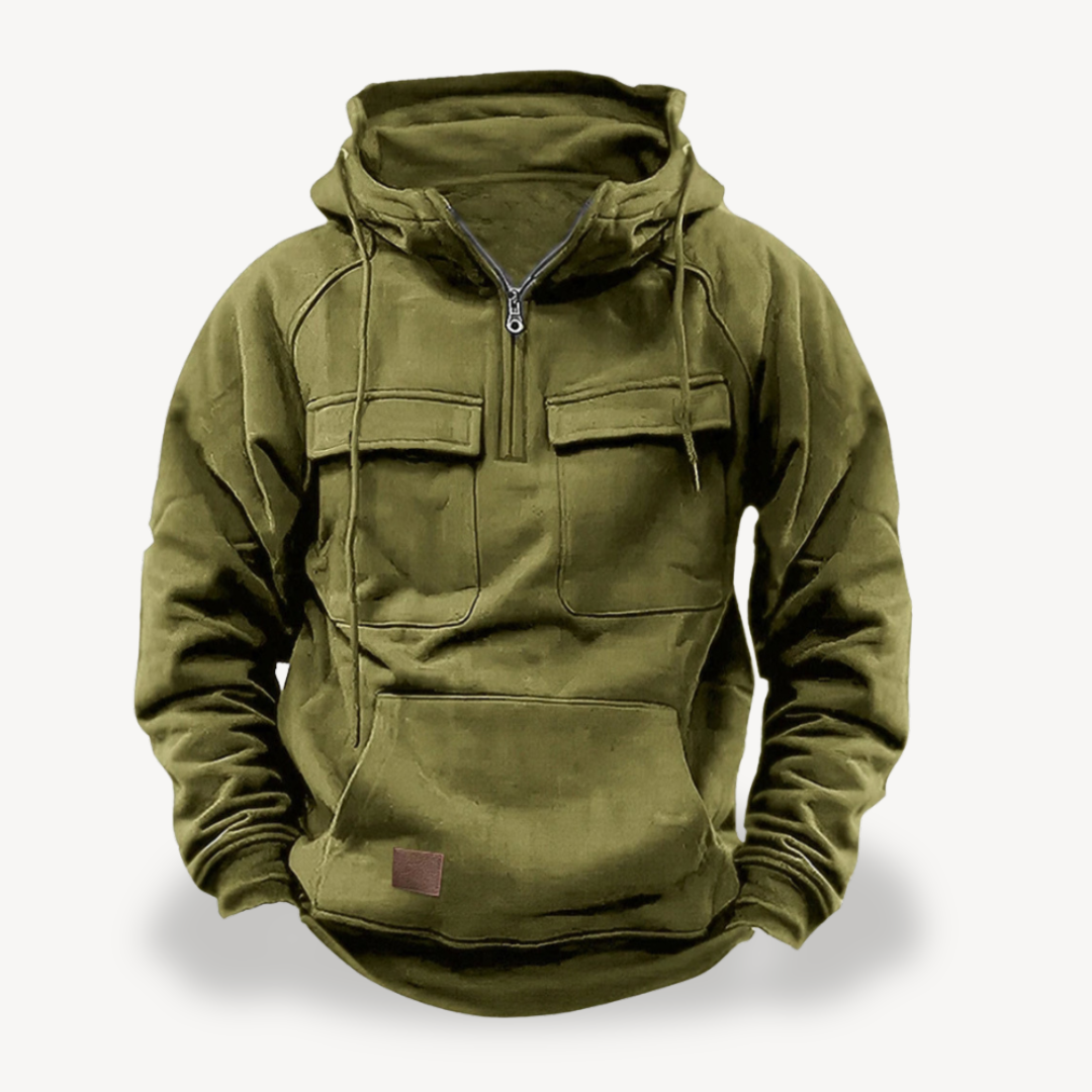 Men's Fleece Cargo Hoodie