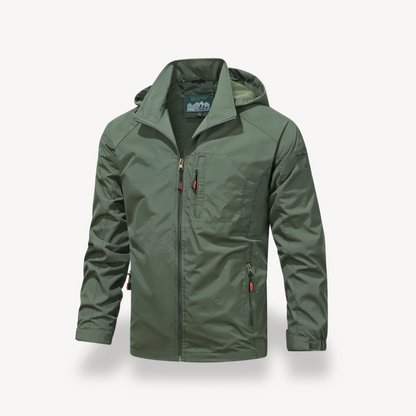 Men’s Casual Polyester Zip Jacket