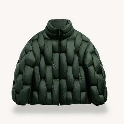 Quilted Puffer Jacket for Men and Women