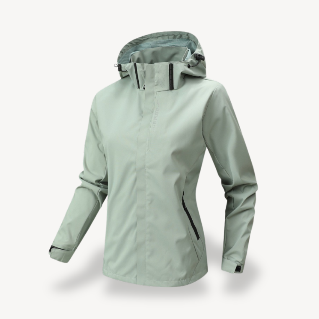 Women's Water-Resistant Windbreaker Hiking Jacket