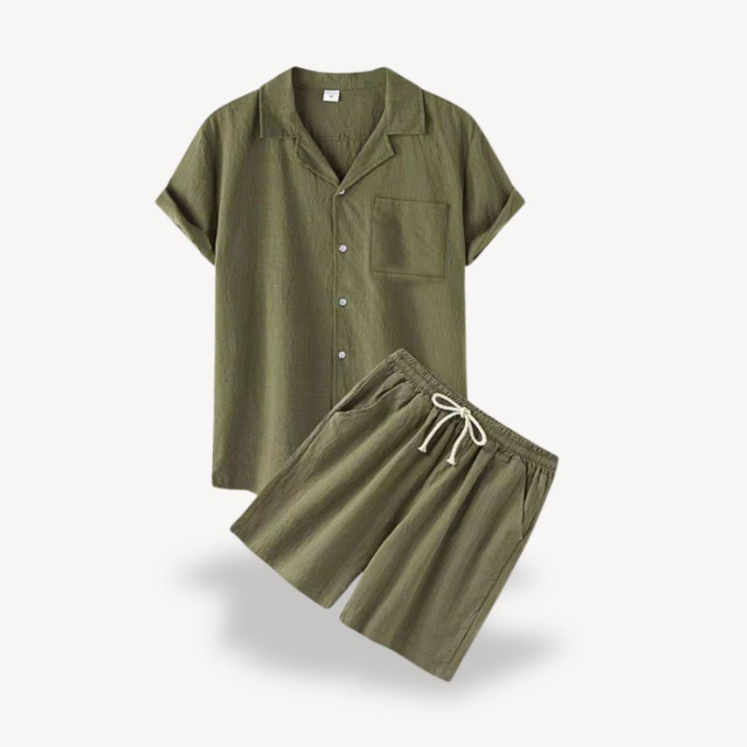 Men's Casual Linen Blend Outfit