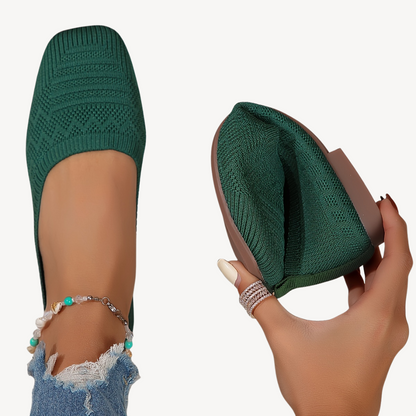 Women's Orthopedic Square Toe Flats