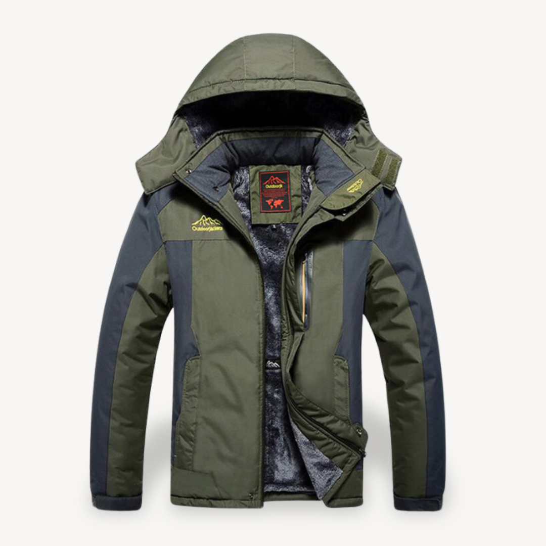 Men's Waterproof Fleece Ski Jacket