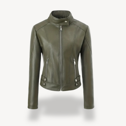 Faux Leather Jacket for Women