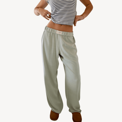 Women's Linen Blend Lounge Pants