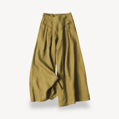 Women's Wide-Legged Linen Culottes