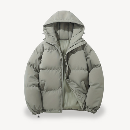 Men's Insulated Puffer Jacket with Hood