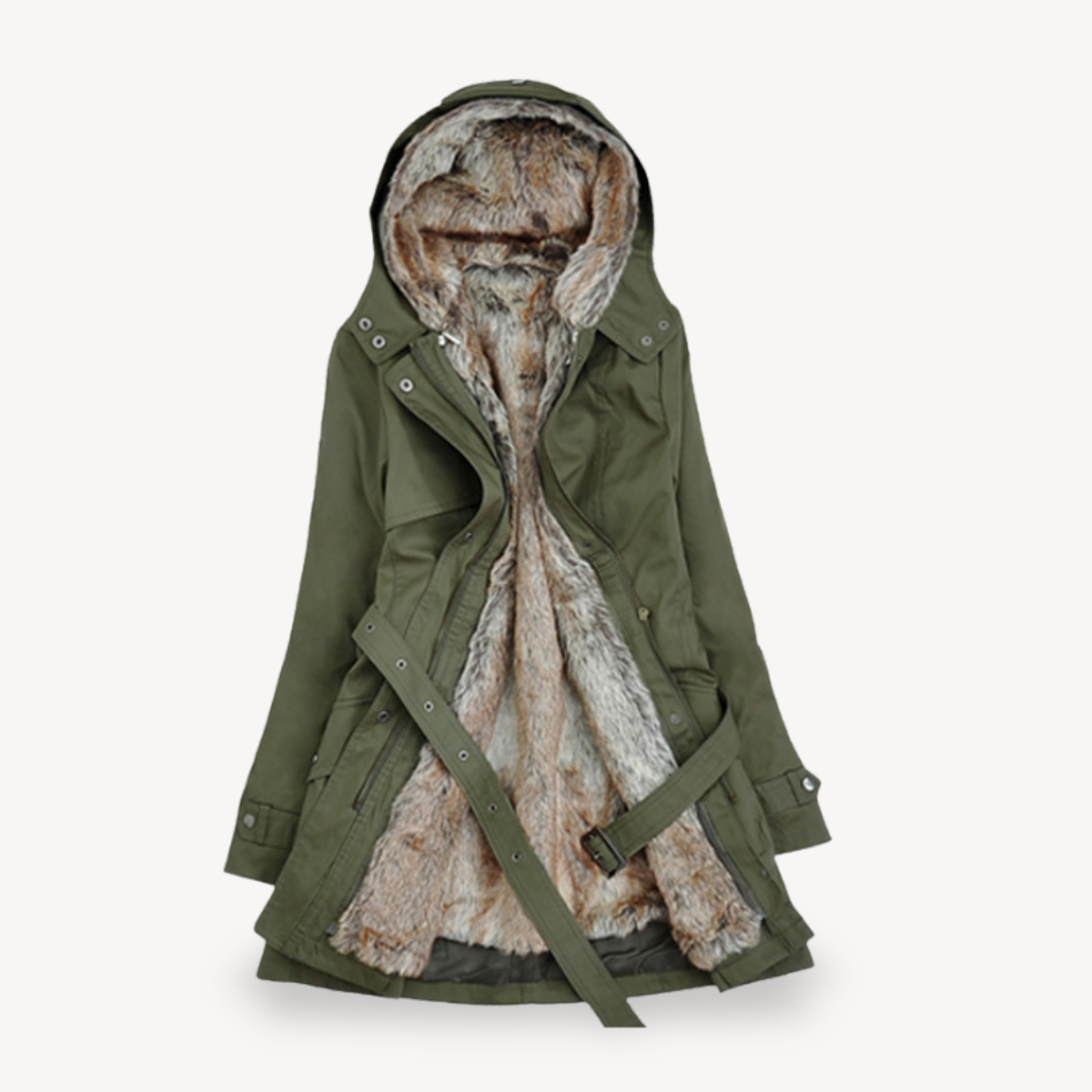 Women’s Faux Fur Lined Parka Jacket