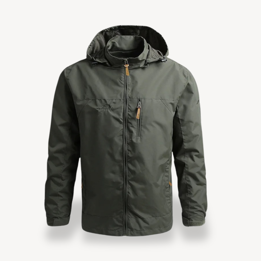 Men's Waterproof Hooded Raincoat Jacket