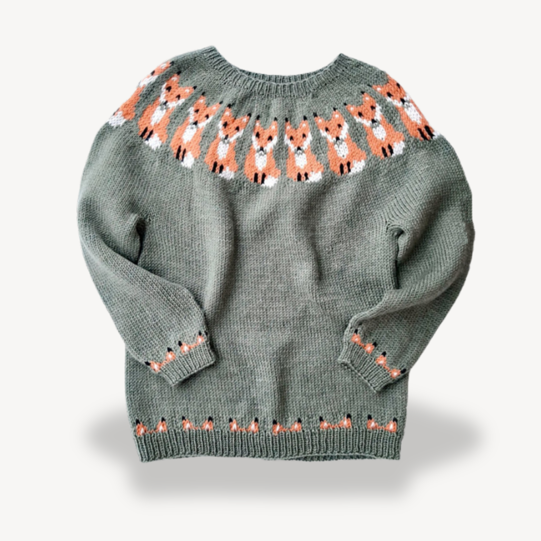 Embroidered Floral Sweater for Women