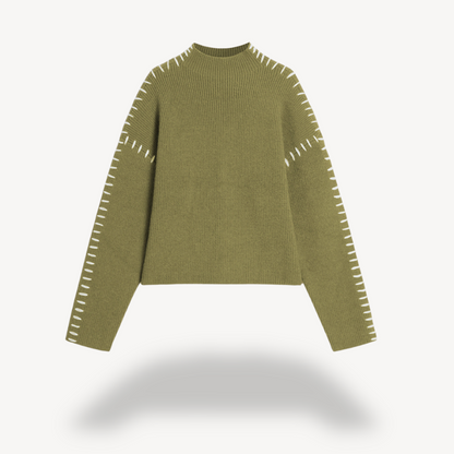 Women's Knit Stitch Detail Sweater