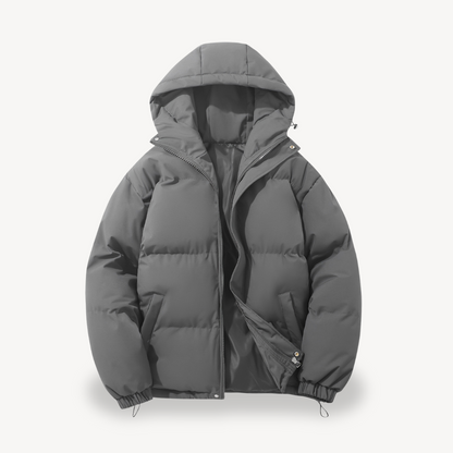 Men's Insulated Puffer Jacket with Hood