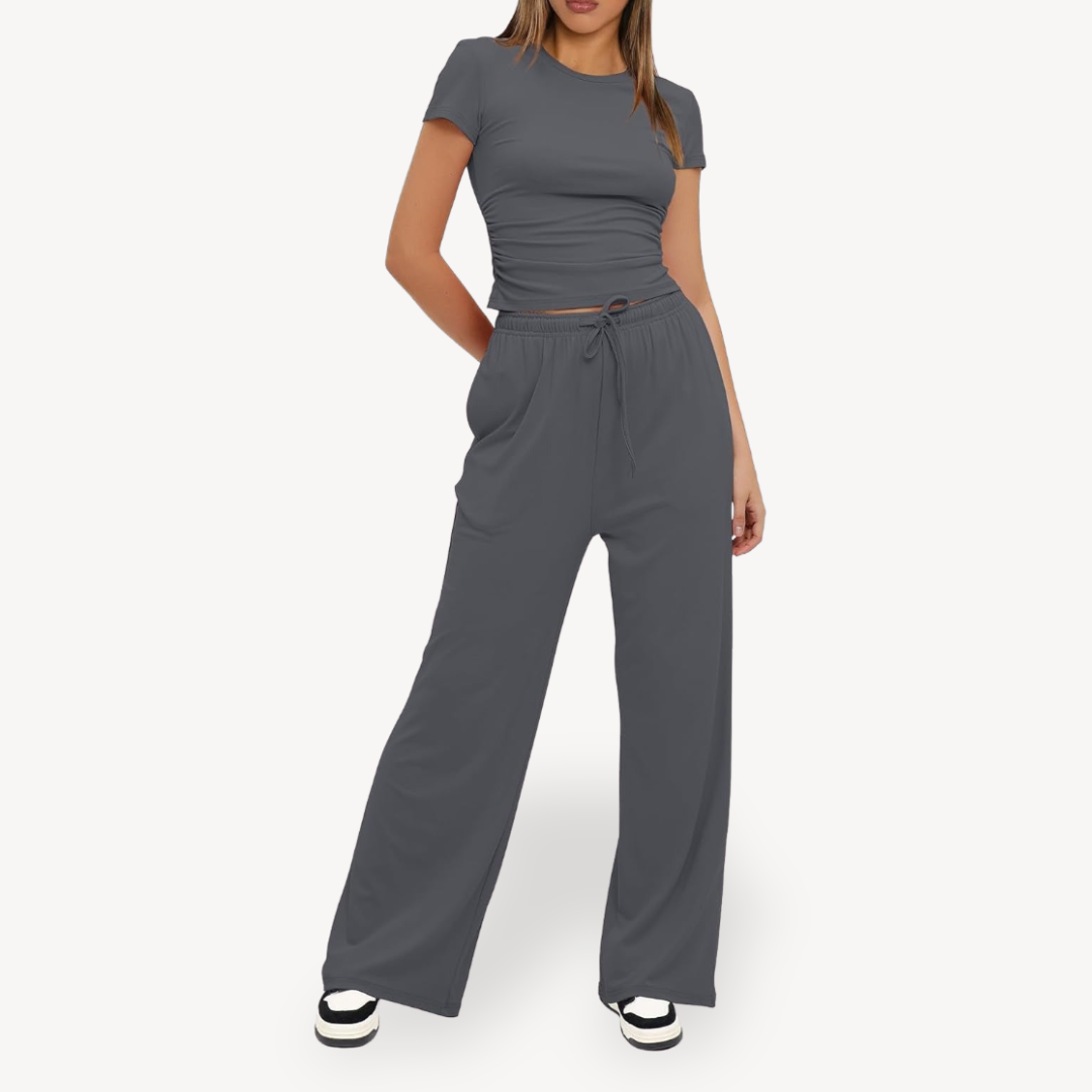 Drawstring Lounge Set for Women