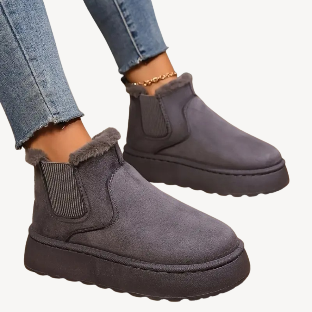 Women's Orthopedic Faux Fur Ankle Boots