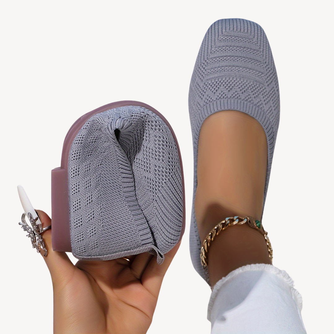 Women's Orthopedic Square Toe Flats